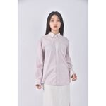 (S) uniqlo質感棉質純棉白色襯衫上衣二手衣, , large