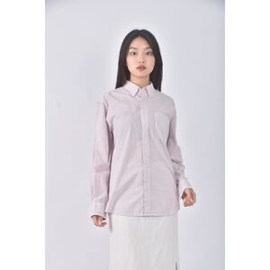 (S) uniqlo質感棉質純棉白色襯衫上衣二手衣
