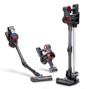 【MOLIJIA 魔力家】M181 自動AI感測手持式無線吸塵器-灰耀紅