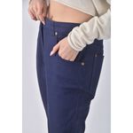 (3XL) louis vuitton丹寧牛仔質感花紋藍色長褲二手衣, , large