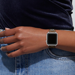 COACH Apple Watch 錶帶 38/40/41mm 適用 C字皮錶帶 - 咖啡色 (不含手錶)CO14700289, , large
