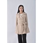 (S) 【房業涵私服】lip service風衣杏色外套二手衣, , large