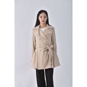(S) 【房業涵私服】lip service風衣杏色外套二手衣