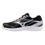 Mizuno Cyclone Speed 男女 排球鞋 室內運動 穩定 包覆 回彈 黑 白 [V1GA258053], , large