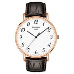 TISSOT 天梭 Everytime 經典雋永石英手錶-銀x玫塊金框/42mm  T1096103603200, , large