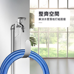 【上手家居】加厚不鏽鋼水管架 不鏽鋼原色(水管收納/水管收納架/水管固定/水管掛架/水管掛勾), , large
