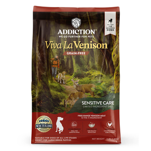【拉拉寵物小舖】ADDICTION 自然癮食 狗飼料 放牧鹿無穀全齡犬9公斤 天然糧 WDJ推薦