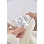 (S) nautica質感假兩件白色長袖上衣二手衣, , large