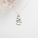 【Angel & Me】優雅 波斯貓 Cat s925 純銀 項鍊 生日 情人節 聖誕節 禮物 送禮, , large