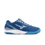 Mizuno Sky Blaster 3 男女 羽球鞋 桌球 寬楦 運動 訓練 基本款 深藍 [71GA234512], , large