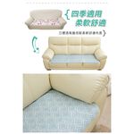 【格藍傢飾】雅室緹花坐墊套-咖/藍, , large