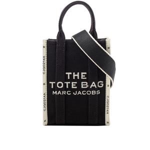 MARC JACOBS THE JACQUARD TOTE 雙色迷你手機托特包/黑色