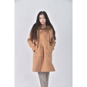(S) u a質感連帽棕色外套二手衣