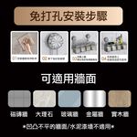 【APEX】輕奢四格廚房壁掛調味料盒 附調味勺, , large