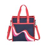 |快速出貨|Lesportsac Medium N/S Tote 中型直式托特包 購物袋/ 復古波浪, , large