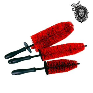 Soul Ultra Soft Car Rim Cleaning Brush Kit (3 Pack)