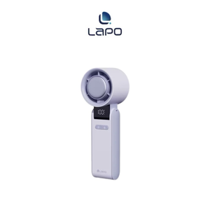【Leo手機周邊專賣店】LaPO 製冷高速可折疊隨身風扇 / 粉紫色