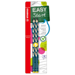 STABILO 德國 思筆樂 EASYgraph 人體工學思筆樂洞洞鉛筆 藍綠色左手 2支/入 STB-39888-5, , large