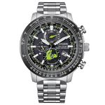 CITIZEN 星辰 PROMASTER 光動能電波飛行錶 北半球城市時間手錶 BY3006-53E, , large
