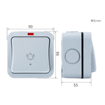 Waterproof switch with dual control, , large