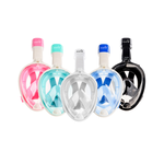 BLUEFIN Full Face Snorkeling Mask - Black, , large
