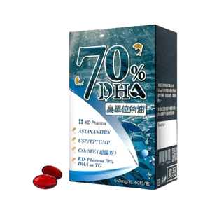 [AKSO] 魚油70%DHA (60粒/盒)