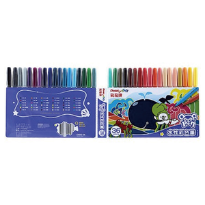【Pentel 飛龍】細字彩色筆 36色 /袋 S3602-36 -