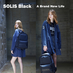 SOLIS X NOWAR聯名系列 13吋筆電後背包-經典黑, , large