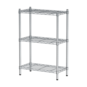 【Y HOUSE】60x30x90cm Lightweight Three-layer Iron Rack Iron Rack Shelf-Electroplating