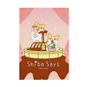 【PENROTE 筆樂】柴語錄便條紙-點心系列 紅