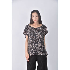 (XL) uniqlo圓領黑色短袖上衣二手衣