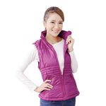 [CINN Far‑Infrared] Women’s Nano FIR Pink Vest (Size XL) | Free All‑Season Neck Wrap, , large
