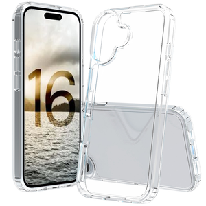 iPhone 16 / i16 Series Case, High-Durability Shockproof, Military-Grade Protection, Compatible with Pro, Plus, Max. Not RhinoShield, Transparent Design for Apple Devices