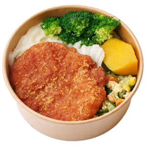Fried red rice pork chop LunchBox
