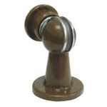 門檔 高級強力電磁門止 戶擋 門檔 門扣 門碰 門頂 門吸 磁石門止 米白 咖啡 木紋, , large