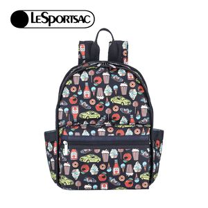 |快速出貨|Lesportsac Route Small Backpack 小型健行後背包/ 紐約風美食插畫
