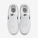 Kixpress-Nike W Court Vision Lo NN 女 休閒鞋 經典 復古 皮革 簡約 白 黑 [DH3158-101], , large