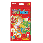 【AMOS 阿摩司】韓國原裝  6色 過年 主題 吊飾 玻璃彩繪 膠 / 組SD10P6-GL, , large