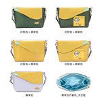 Eco-friendly Crossbody bag & tote bag Two-in-one, Reversible yoyo bag (Shamrock), , large