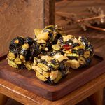 黑豆花生酥 鹹甜微辣 花生酥 日本進口海藻糖 年貨 茶點 下午茶 點心 台灣 名產 快速出貨【周周生活】, , large