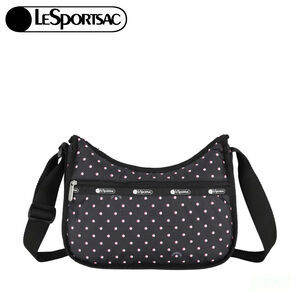LeSportsac Classic Hobo 經典斜背包 送禮-粉色點滴