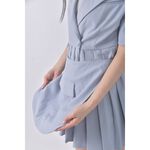 (S) elire韓牌氣質藍色綁帶洋裝二手衣, , large