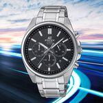CASIO 卡西歐 EDIFICE 經典運動三眼計時手錶 EFV-650D-1A, , large
