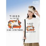 JZ TEE Calico Cat - Exhausted Graphic Tee, , large
