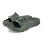 DIADORA迪亞多那 紓壓厚底拖鞋 MIT台灣製造 休閒 運動 時尚 魔鬼氈 彈力 舒壓 足弓支撐 排水 防滑 黑 綠, , large