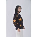 (F) 【國泰航空永續合作】over there星星藍色長袖上衣二手衣, , large