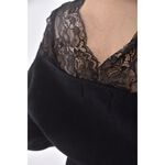 (M) iamagiev領假兩件黑色長袖上衣二手衣, , large