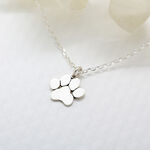 【Angel & Me】Cat Dog Paw (Large) s925 sterling silver necklace Birthday gift, , large