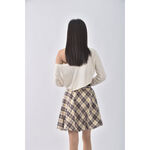 (XL) kinloch anderson格紋杏色短裙二手衣, , large