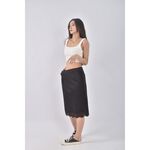 (3XL) fashion show棉質黑色長裙二手衣, , large